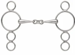 Shires Equestrian 3 Ring Dutch Gag With French Link