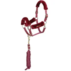 Shires Equestrian ARMA Faux Fur Headcollar & Lead Rope
