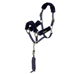 Shires Equestrian ARMA Faux Fur Headcollar & Lead Rope