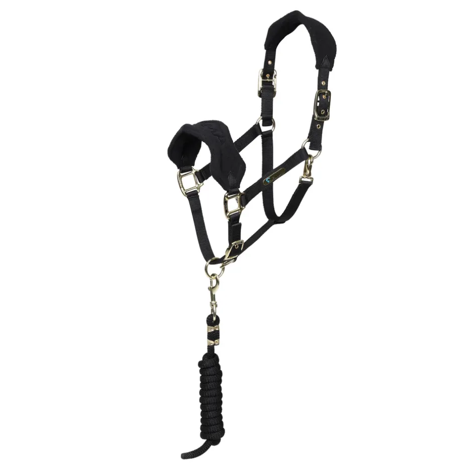 Shires Equestrian ARMA Fleece Headcollar & Lead Rope