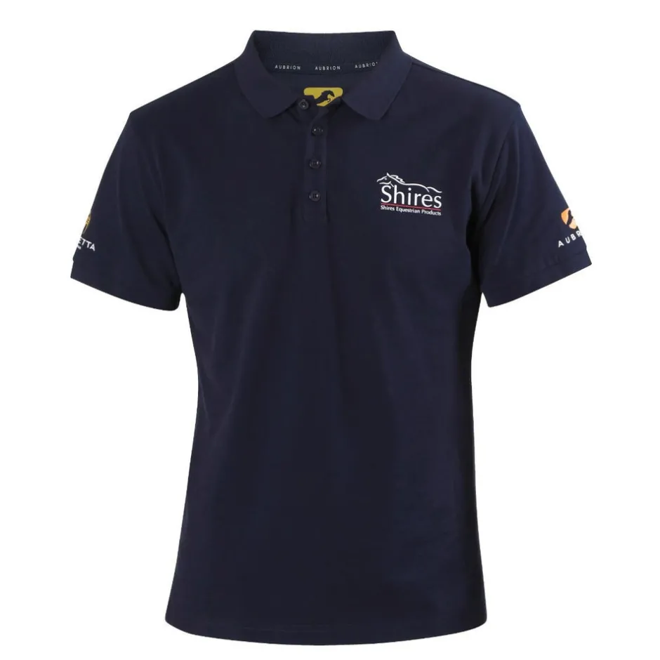Shires Equestrian Aubrion Branded Polo Shirt - Gents
