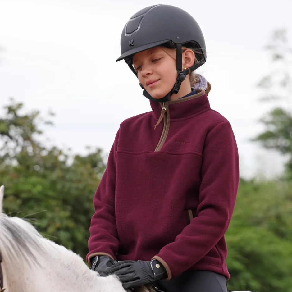 Shires Equestrian Aubrion Core Half Zip Fleece - Young Rider