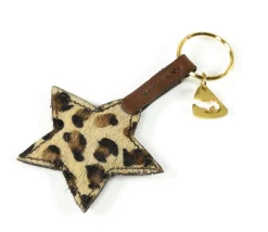 Women Shires Equestrian Aubrion Cowhide Keyring