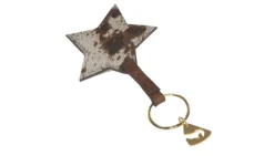 Women Shires Equestrian Aubrion Cowhide Keyring