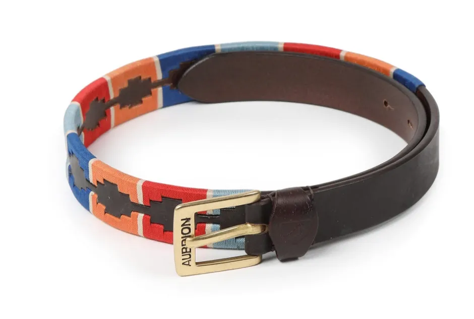 Women Shires Equestrian Aubrion Drover Skinny Polo Belt