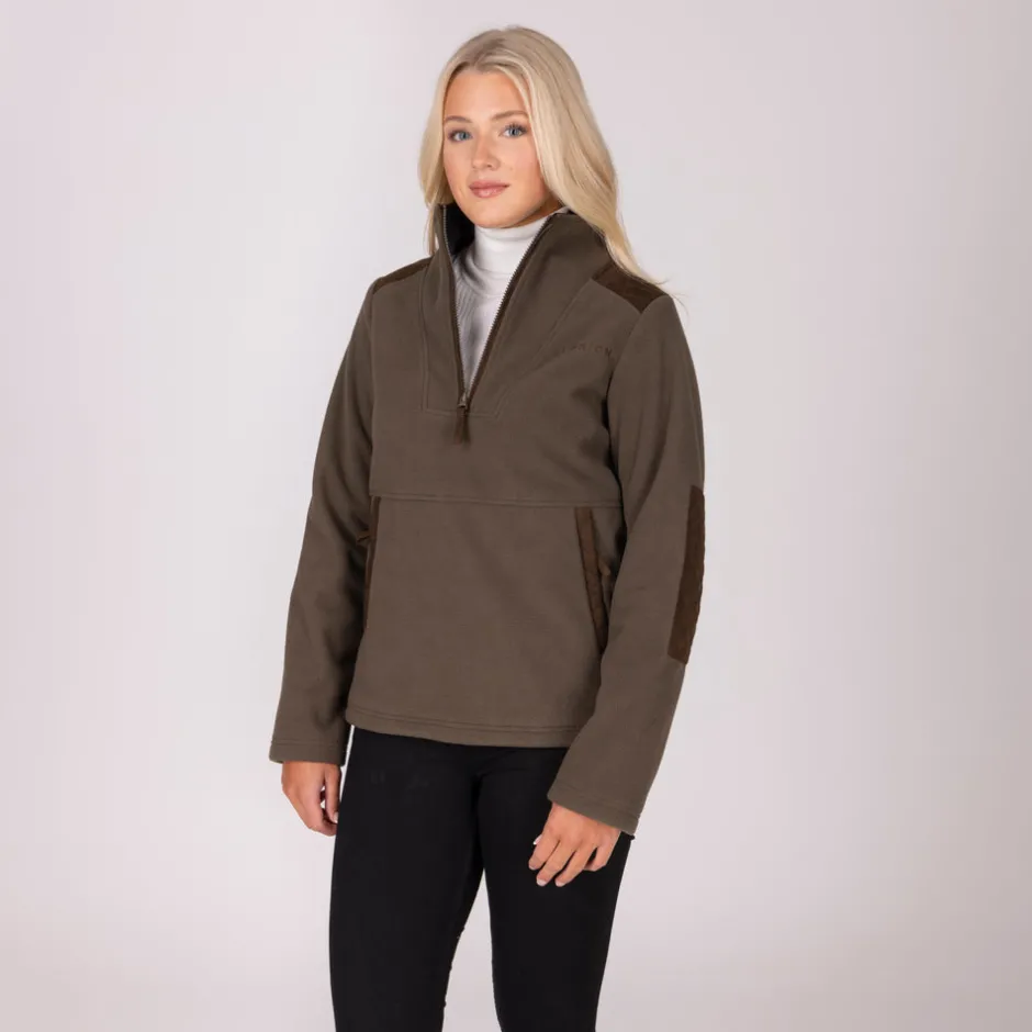 Women Shires Equestrian Aubrion Heritage Quarter Zip Fleece - Unisex