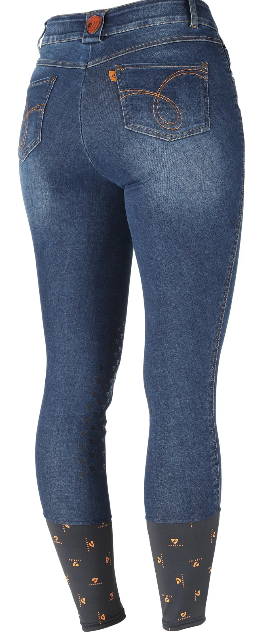 Shires Equestrian Aubrion Putney Denim Breeches - Maids