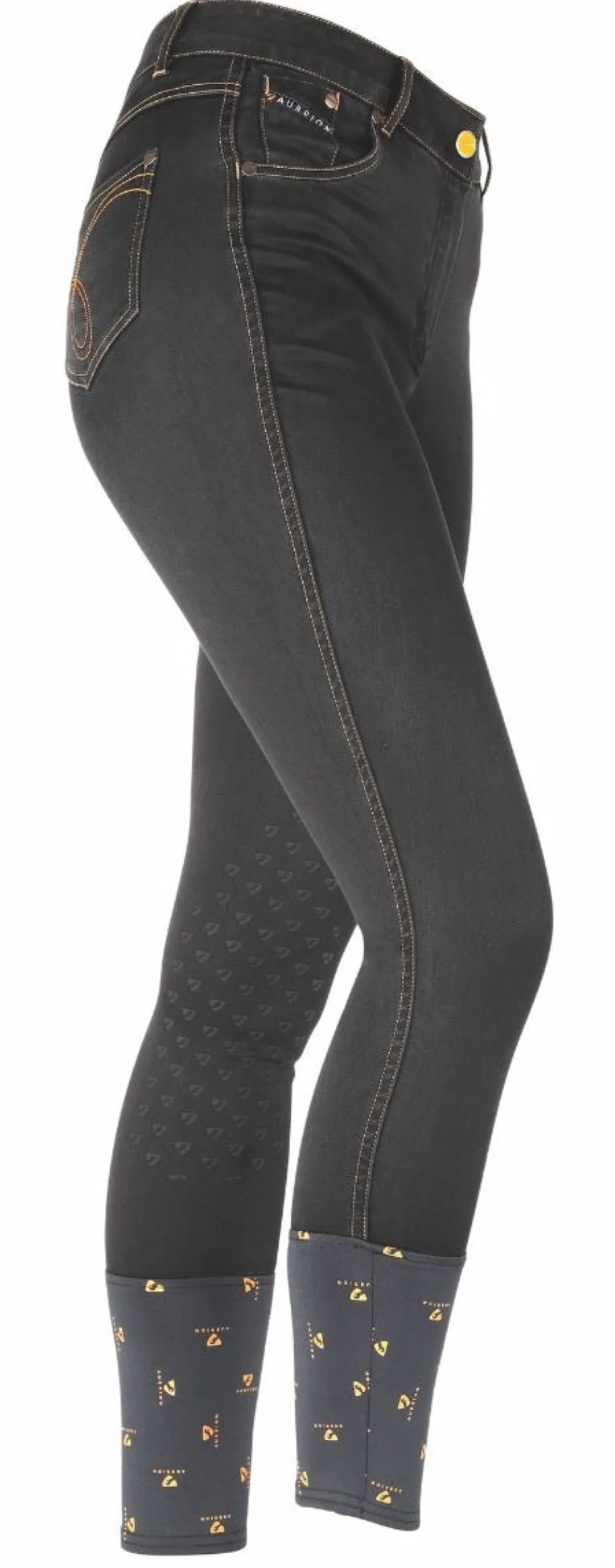 Shires Equestrian Aubrion Putney Denim Breeches - Maids
