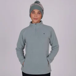 Women Shires Equestrian Aubrion React Half Zip Fleece