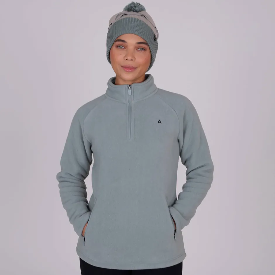 Women Shires Equestrian Aubrion React Half Zip Fleece