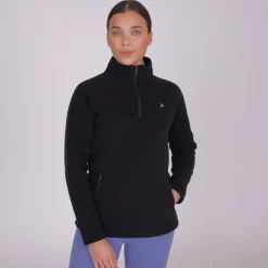 Women Shires Equestrian Aubrion React Half Zip Fleece