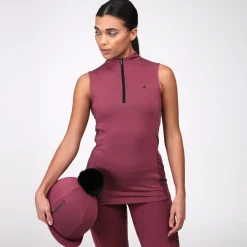 Women Shires Equestrian Aubrion React Sleeveless Base Layer
