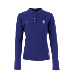 Women Shires Equestrian Aubrion Team Long Sleeve Polo Shirt