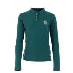 Women Shires Equestrian Aubrion Team Long Sleeve Polo Shirt