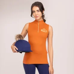 Women Shires Equestrian Aubrion Team Sleeveless Base Layer