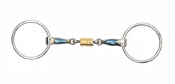 Shires Equestrian Blue Sweet Iron Loose Ring With Roller