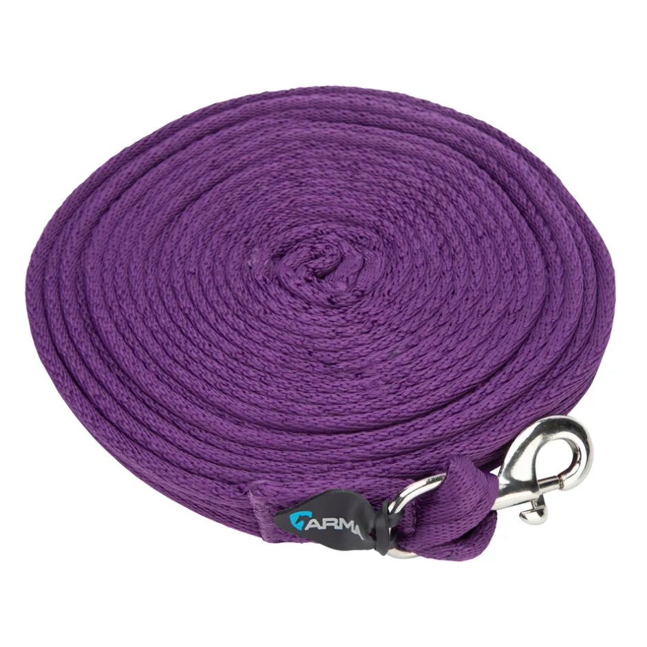 Shires Equestrian Cushion Web Lunge Line