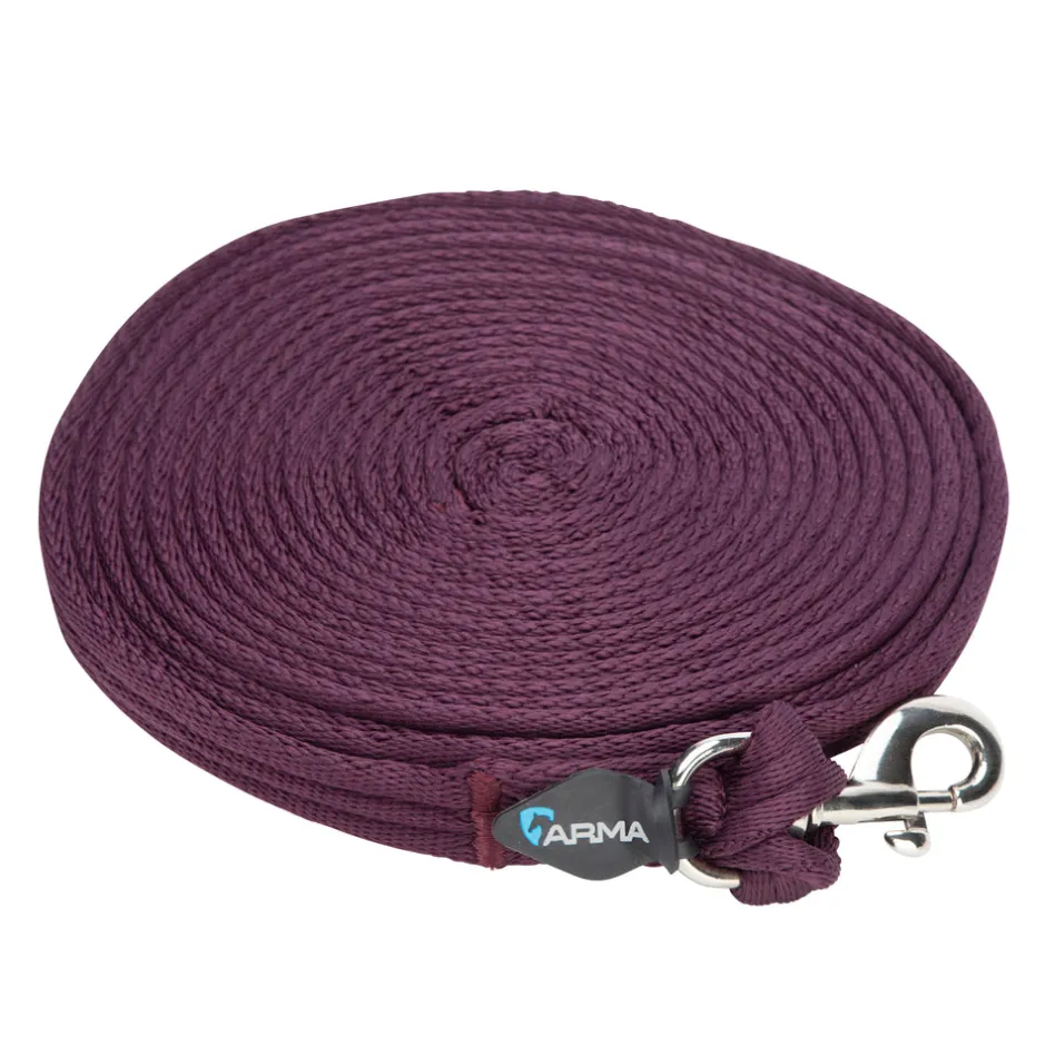 Shires Equestrian Cushion Web Lunge Line