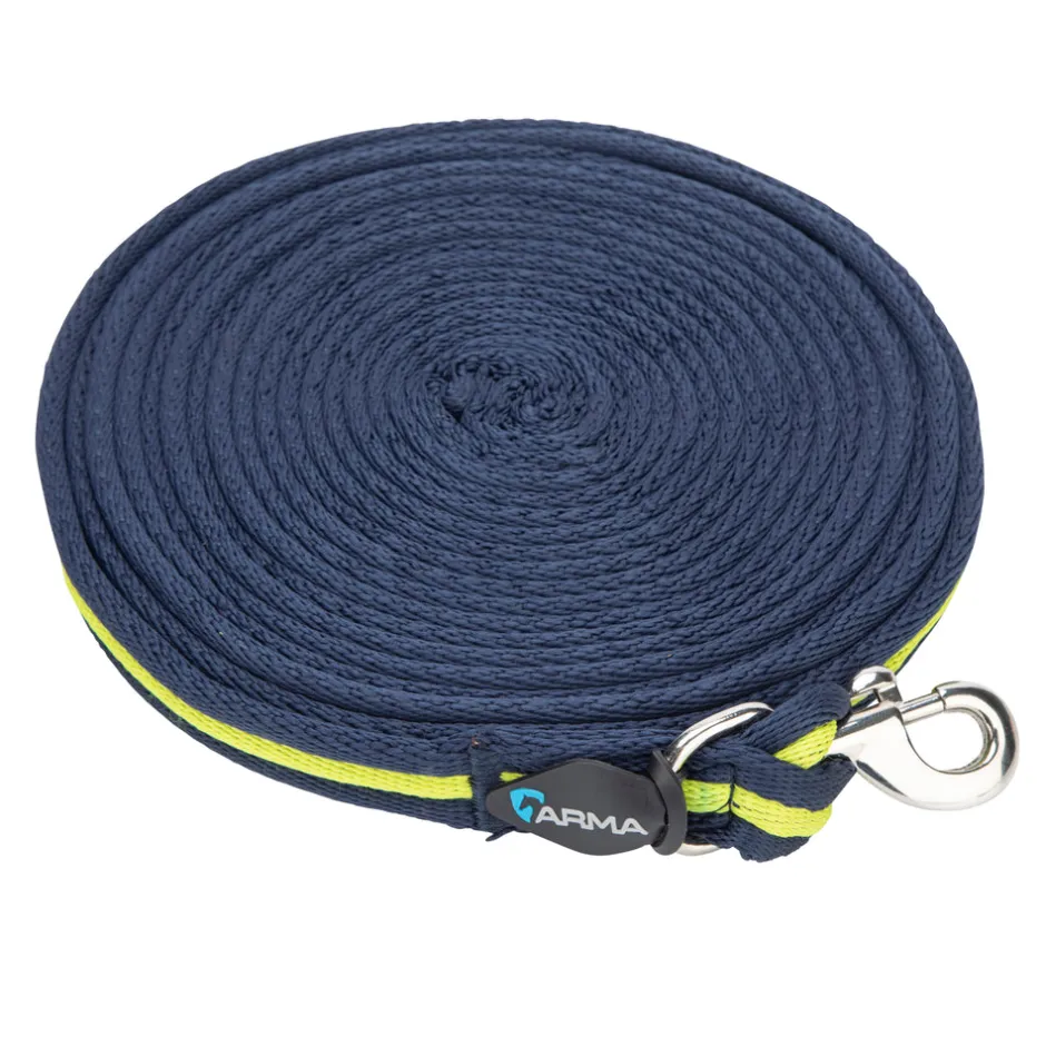 Shires Equestrian Cushion Web Lunge Line