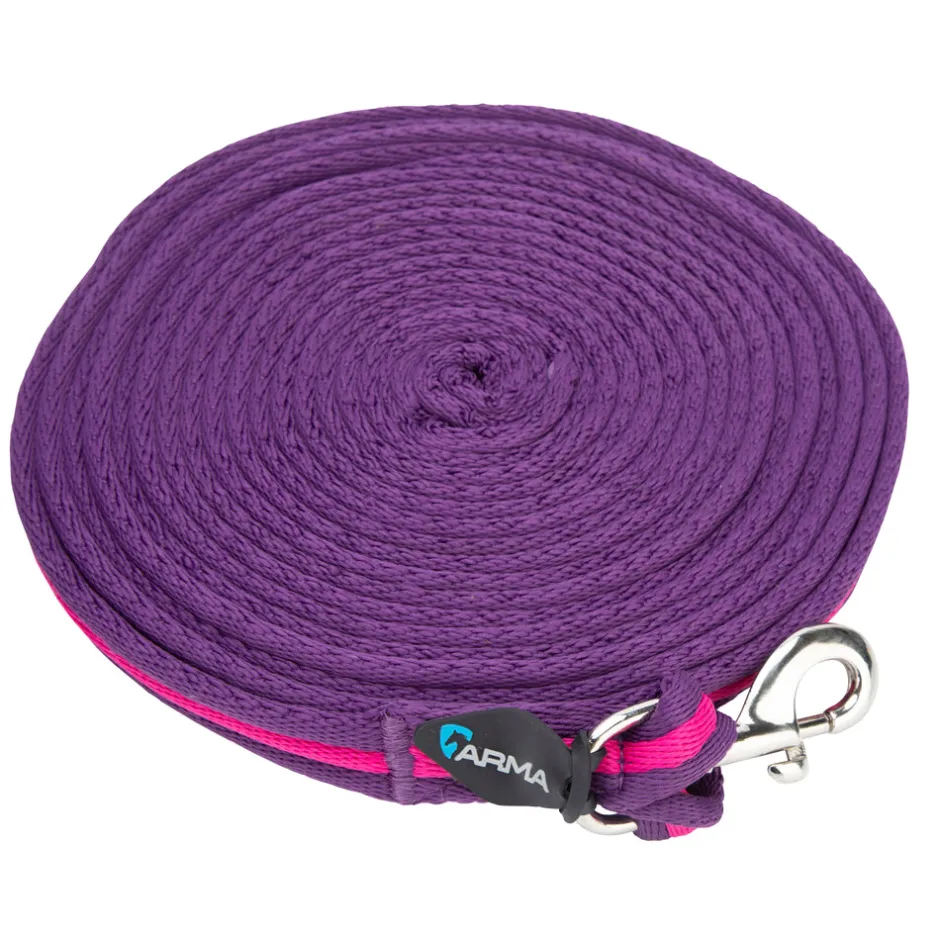 Shires Equestrian Cushion Web Lunge Line