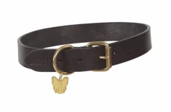 Shires Equestrian Digby & Fox Flat Leather Dog Collar