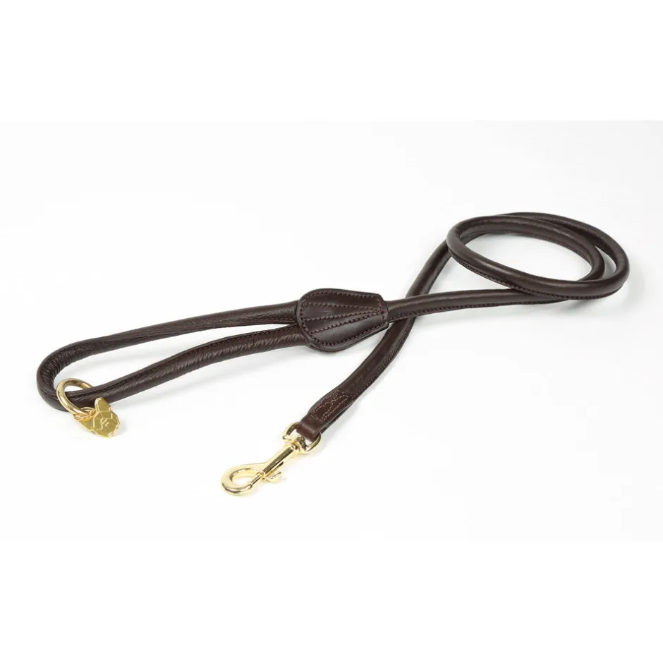 Shires Equestrian Digby & Fox Rolled Leather Dog Lead