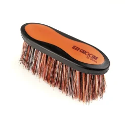 Shires Equestrian EZI-GROOM Grip Long Bristle Dandy Brush