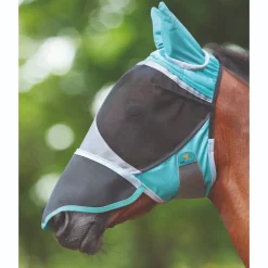 Shires Equestrian FlyGuard Pro Deluxe Fly Mask With Ears & Nose
