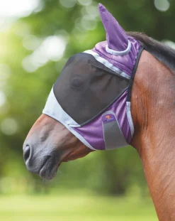 Shires Equestrian FlyGuard Pro Deluxe Fly Mask With Ears