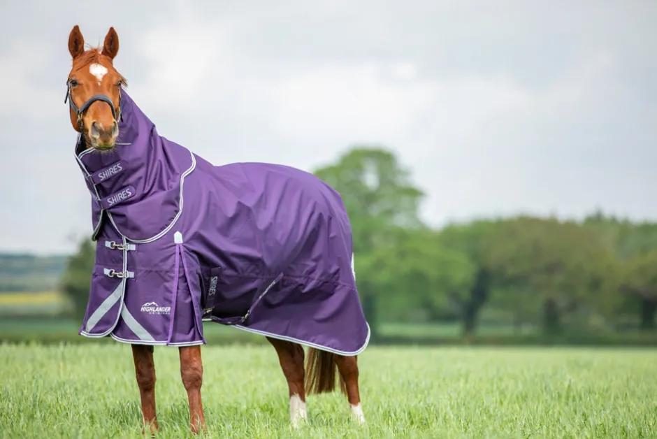 Shires Equestrian Highlander Original 100 Turnout Rug & Neck Set