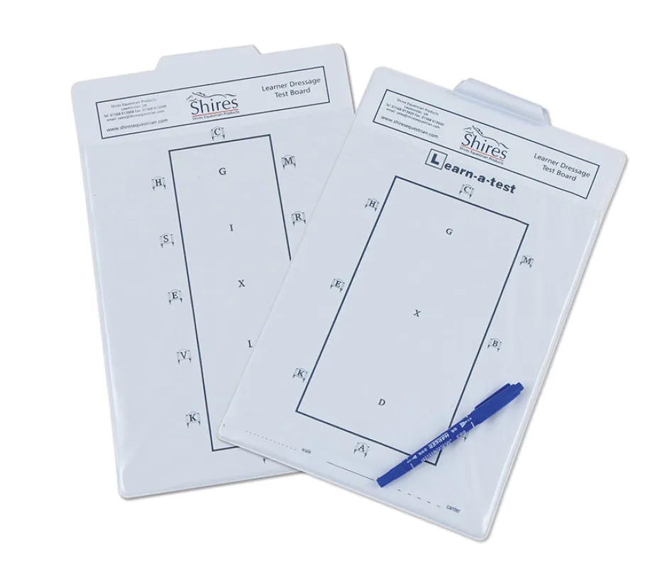 Shires Equestrian Learner Dressage Test Board