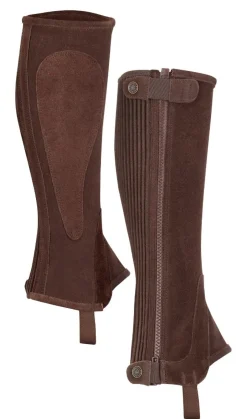 Shires Equestrian Moretta Suede Half Chaps - Childs