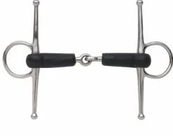 Shires Equestrian Soft Rubber Covered Full Cheek Snaffle