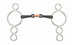 Shires Equestrian Three Ring Dutch Gag With Lozenge