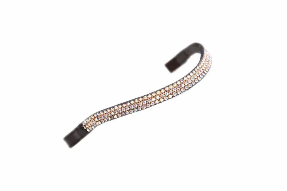 Shires Equestrian Velociti GARA Wide Diamante Browband