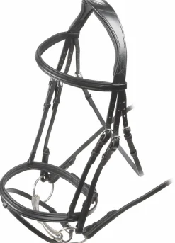 Shires Equestrian Velociti RAPIDA Padded Raised Flash Bridle